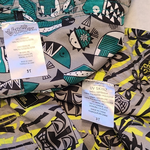 Two UV Skinz reversible toddler summer hats - Picture 4 of 4